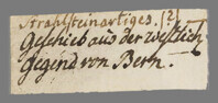 L 01708
<br/>
Label met opschrift
<br/>
<em>Escher von der Linth, Johannes Conrad (1767-1823)</em>